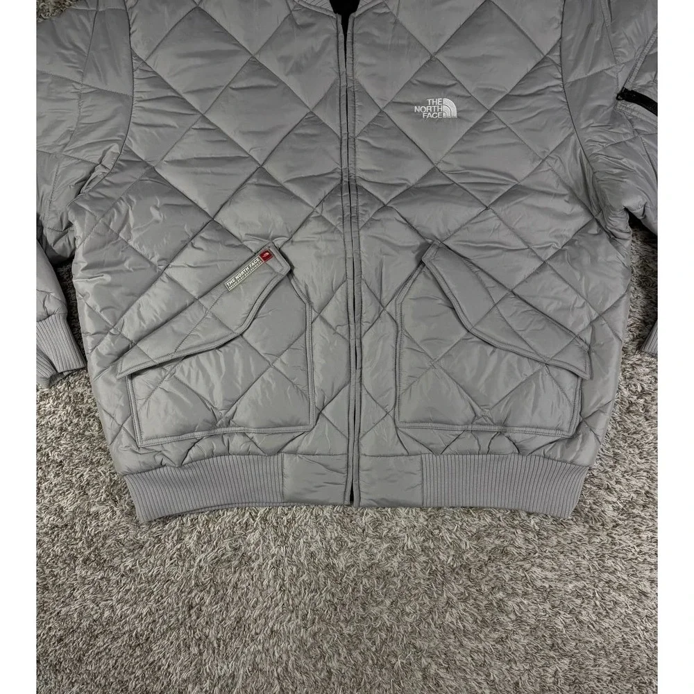 The North Face Never Stop Exploring Gray Quilted Jacket Men's Size 2XL